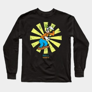 Goofy Retro Japanese Long Sleeve T-Shirt